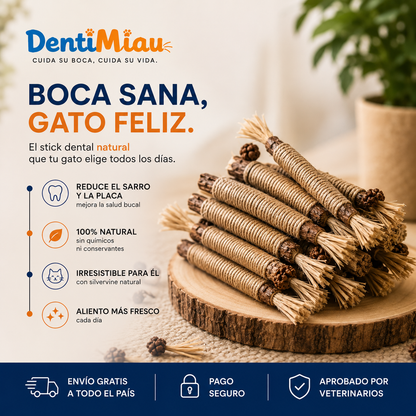 DentiMiau™ | Pack de Sticks Dentales para tu gato
