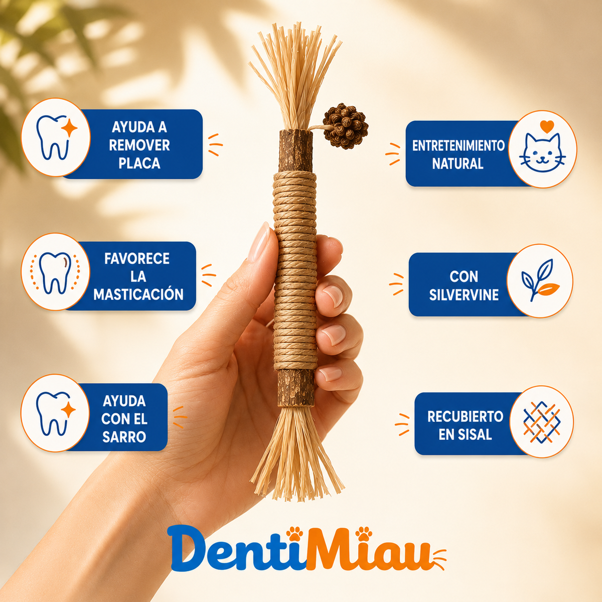 DentiMiau™ | Pack de Sticks Dentales para tu gato