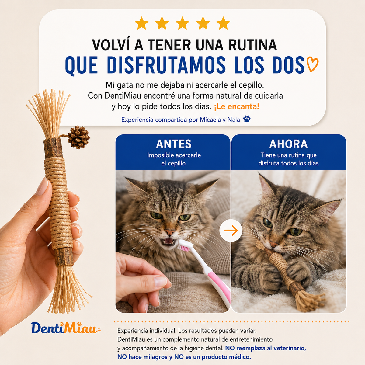 DentiMiau™ | Pack de Sticks Dentales para tu gato