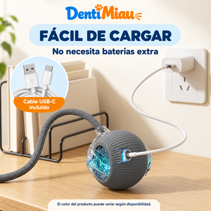 Juguete Pelota Interactiva Inteligente Recargable Para Gatos