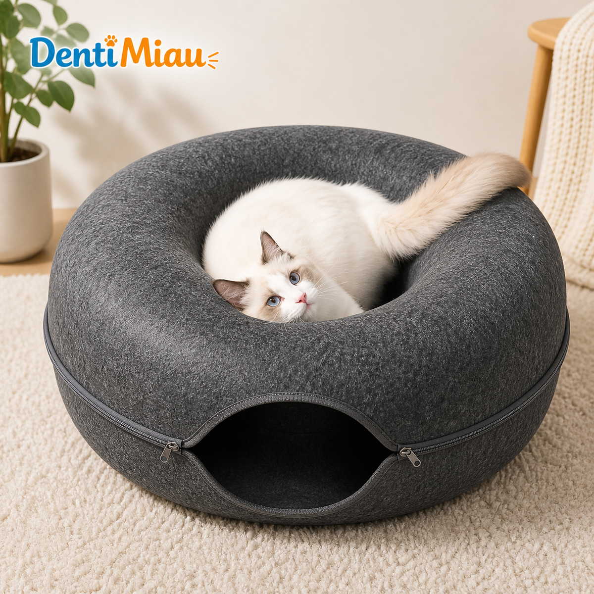 Dona Miau™ | Donde duerme, juega y se esconde + 1 Stick de regalo