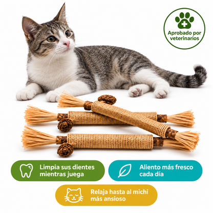 DentiMiau™ | Pack de Sticks Dentales para tu gato