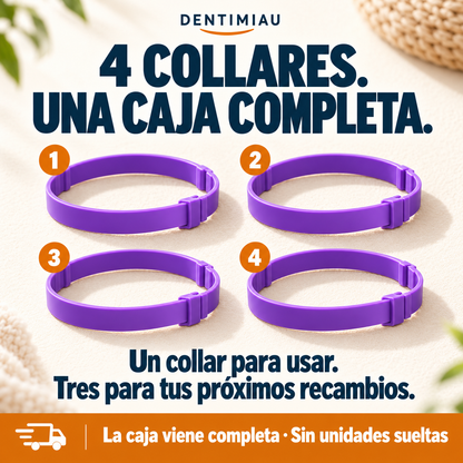 CalmaMiau™ | Collar calmante para gatos · Caja de 4