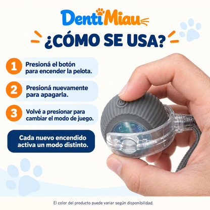 Juguete Pelota Interactiva Inteligente Recargable Para Gatos